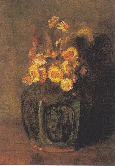 Vincent Van Gogh Ginger Pot with chrysanthemums china oil painting image